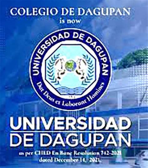 ched pangasinan|CHED approves conversion of Colegio de Dagupan into a university.